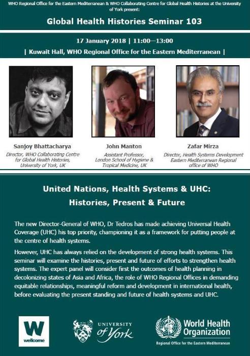 Global Health Histories Seminar 103 Poster
